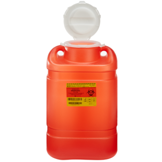 BD  # 305491 - Sharps Collector, 5 Gallon, Extra-Large, Red, Multiuse, 8 EA/CS