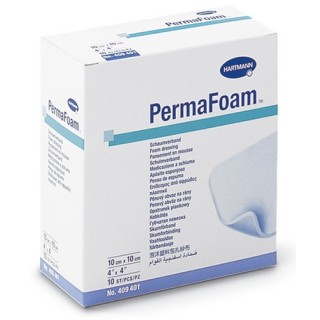 Hartmann # 409412 - DRESSING PERMAFOAM CMFRT ADHSTR 6INX6IN 5/BX