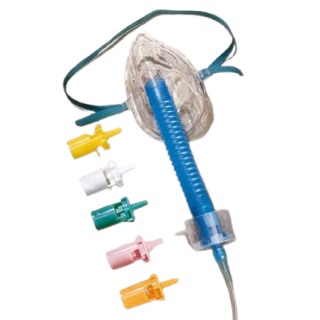 Carefusion # 001248 - AirLife Disposable Adult Tracheostomy Mask, Venturi-Style Oxygen Delivery, 50/CA