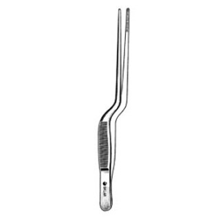Hartmann # 67-1039 - Ear Forcep Sklar Hartmann-Alligator, 6-1/2in Length, Surgical Grade Stainless Steel, Nonsterile, NonLocking Finger Ring Handle, Straight Serated Tips (DROP SHIP ONLY)