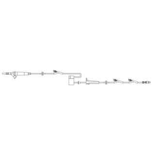 Smiths Medical # 21-2762-24 - Infusion Set 292 cm with 3 SmartSite Valve Y-Ports Pump Cassette 20 mL Priming Volume DEHP-Free Latex-Free, 12/BX