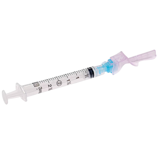 BD  # 303306 - 3 mL Luer Lock Syringe with Eclipse Safety Needle, 23G x 1.5 Inch Thin Wall, 50/PK, 6 PK/CS (Continental US Only) (Item on Manufacturer Backorder - Inventory Limited when Available)