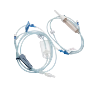 BD  # 11532269 - Alaris Pump Module Set with Low Sorbing Check Valve, 0.2 Micron Filter, Roller Clamp and Dual SmartSite Needle-Free Valves, 20/CS