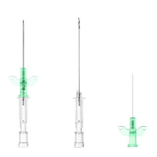B Braun # 4254562-02 - Catheter IV, FEP Winged, 18G x 1