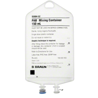 B Braun # S5904-52 - Bag Empty 150ml 48/CS