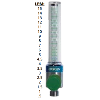 Carefusion # FM15OOH - Oxygen Flowmeter, 15 LPM, Ohmeda-Style Connection, EACH