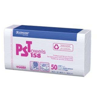 Graham Medical # 16159 - PST 158 Towel, Huck Finish, 2-Ply, 12