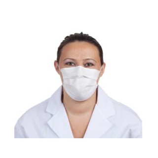Sultan Healthcare # 20346 - Level 1 Ear Loop Mask, White, 50/bx