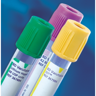 BD  # 367962 - Vacutainer PST Light Green Blood Collection Tubes 4.5 mL, 100/BX