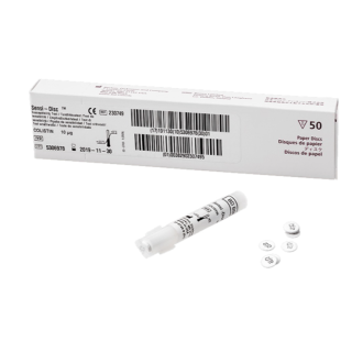 BD  # 231539 - Sensi-Disc Sulfamethoxazole Trimethoprim Antibiotic Susceptibility Disc 1.25/23.75 mcg for Kirby-Bauer Testing, 10/PK