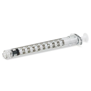 BD  # 309628 - Luer-Lock Single Use Sterile Disposable SyringeLuer Lock Syringe, Disposable, 1 m  800 Each / 8 box / 8 Pack / Case