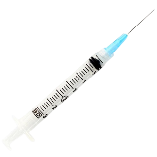 BD  # 309570 - Syringe 3cc Luer Lock with Detachable 25G x ?