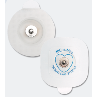 Con-Med # 2700-030 - Cleartrace ECG Monitoring Electrode with Snap Connector, Conductive Adhesive Gel, Tape Backing, Adult, Radiolucent,20/CS