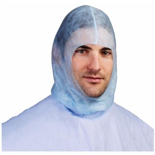 Cardinal Health # 4384 - Pullover Hood Beard Cover Reliable Protection For Sterile And Hygienic Environments, 100 EA/CS