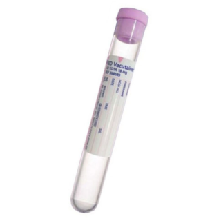 BD  # 368589 - Vacutainer Plus EDTA Blood Collection Tube 10 mL Hemogard Closure for Hematology Testing, 1000/CS