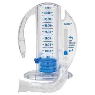 Carefusion # 001901A - AirLife Incentive Spirometer 4000mL for Respiratory Therapy, EACH