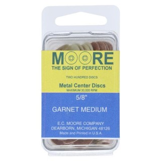 E C Moore Co # BC-58-GMBB - Garnet Disc 200/Pk