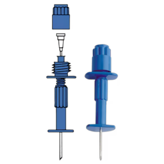 BD  # DIN1518X - Sternal and Iliac Bone Marrow Aspiration Needle 18G Adjustable Length 14 mm to 48 mm, 10/CS (Continental US Only)