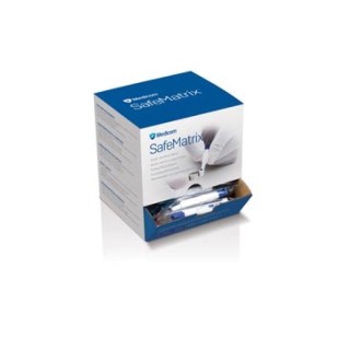 Medicom # 30045 - Matrix Band, Disposable, Wide, 6mm, Blue, 50 bands/