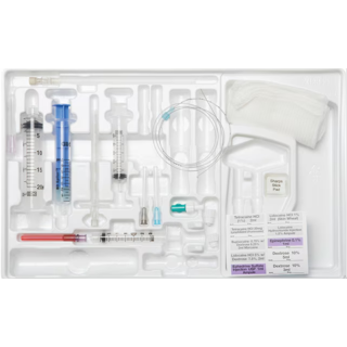 BD  # 405823 - Spinal Epidural Tray White Sterile Procedure Kit for Regional Anesthesia