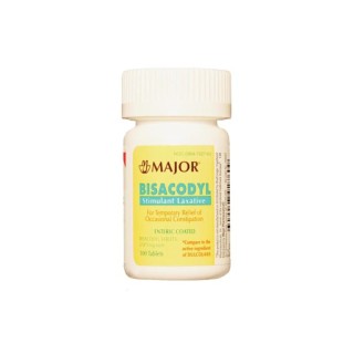 Major Pharm. # 239566 - Bisacodyl, 5mg, Tablets, Enteric Coated, 100s, Compare to Dulcolax®, 144/cs, NDC# 00904-6748-