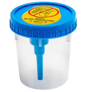 BD  # 364975 - Urine Collection Cup with Sampling Device, 120 mL  Sterile Container for Safe and Accurate Specimen Collection, 200/CS