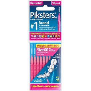 Dukal # PK-8-A - Piksters Interdental Brushes, Size 00-6, 8/pk, 10 pk/