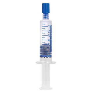 BD  # 306414 - PosiFlush Heparin Lock Syringe 5mL  Pre-Filled, 10 Units/mL, Sterile Saline Syringe for Catheter Maintenance, 30/BX, 16 BX/CS