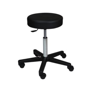 Blickman Health # 1041200125 - Economy Pneumatic Exam Stool, Black, (5) Leg, Black Composite Base