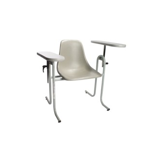 Dukal # 4381 - Blood Draw Chair, Standard Height, Plastic Seat, Formica Straight Arm, 1/EA