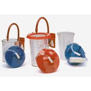 Cardinal Health # 65651-312 - Medi Vac Guardian Suction Canister Kit Reliable And Efficient Fluid Collection Solution, 1200CC, 30 EACH/ CASE