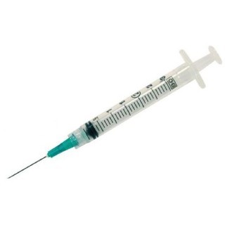 BD  # 309589 - Syringe/ Needle Combination, 3mL, Luer-Lok Tip, 23G x 1