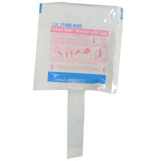 Cardinal Health # 11460-010T - Infant Heel Warmer  Squeeze Activation for Gentle and Effective Warming, 4 x 4 IN. 25/BX