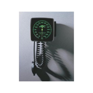 American Diagnostic # 750W-11ABK - Adult Wall-Mounted Aneroid, Black, Latex Free