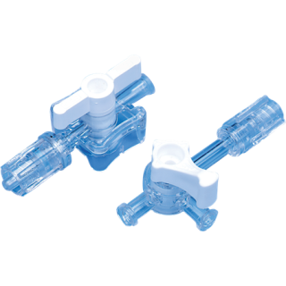 Deroyal # 77-310135 - 3-Way Stopcock with High-Pressure Off Handle and Adapter for Efficient Fluid Management, 50/CS