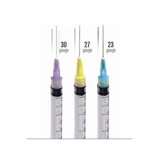 Dukal # URN-55327 - Irrigation Probes, Luer Lock, 27G, Side Port, Blue Hub, 100/