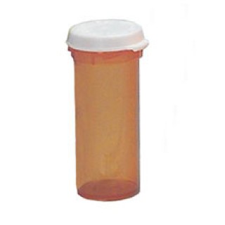 Health Care Logistics # 572536 - Vial w/Non Child Resist Cap 9 Dram 100/PK