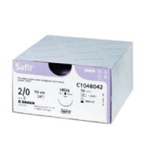 Aesculap # C1048095 - SUTURE SAFIL HR-37S