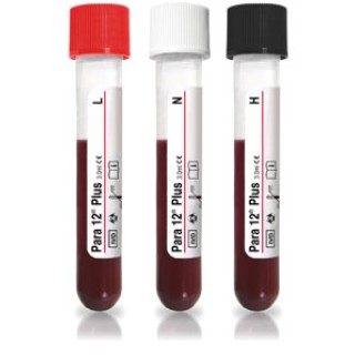 Streck Laboratories # 218907 - Para 12 Plus MA Calibrator/ Control Low/ Normal/ High 6x3mL Ea