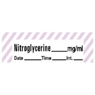 Precision Dynamics # LANS-16 - Labels Nitroglycerine Vio/Wht 1-1/2x1/2