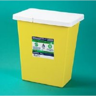 Health Care Logistics # 9607-01 - Container Sharps ChemoSafety 8 Gallon Plstc Yllw 15x17x10-1/4