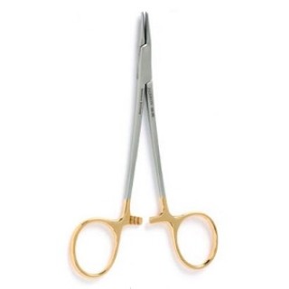 Derron Surgical Inst. # 18-3SCR - Needle Holder Webster 4-3/4