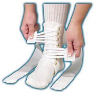 Medical Specialties # 223617 - Brace Orthopedic Aso Ankle Nyl Black 2Xl Ea