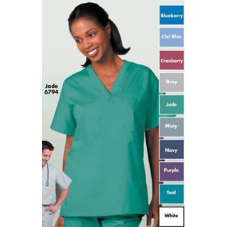 Fashion Seal # 6787SMALL - Shirt Scrub Unisex Pearl Gray Small Ea