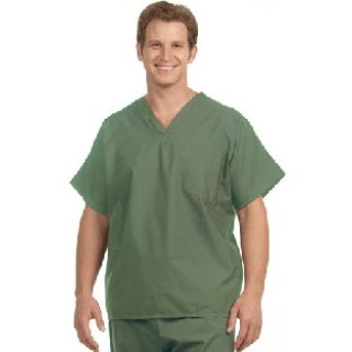 Fashion Seal # 78002-L - Shirt Scrb Unsx V-Nk 1Pckt Lrg Dill Pickle Ea