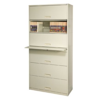Datum Filing Systems # SN26LT6 - Cabinet File StakNLok200 Stl 6Tier 36x78.5x15 Lck Off Wht Ea