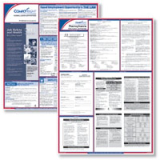 TFP Data Systems # E50PA - Poster Fed & State Law Kit Pennsylvania 30x24 Blue/ Red/ White Ea