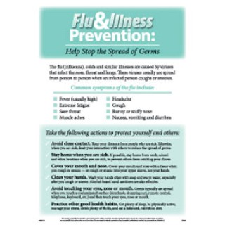 TFP Data Systems # NR0018 - Poster Flu & Illness Prevention 10x14