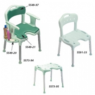 Sammons Preston # 557394 - SEAT, SHOWER, SWIFT, WITH ARMS, BACK 285LBS, EACH