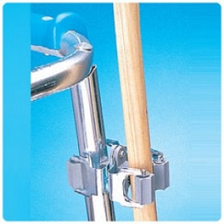 Sammons Preston # 6670 - HOLDER, CANE, DBL CLIP TUBULAR 3X2X1.75, EACH